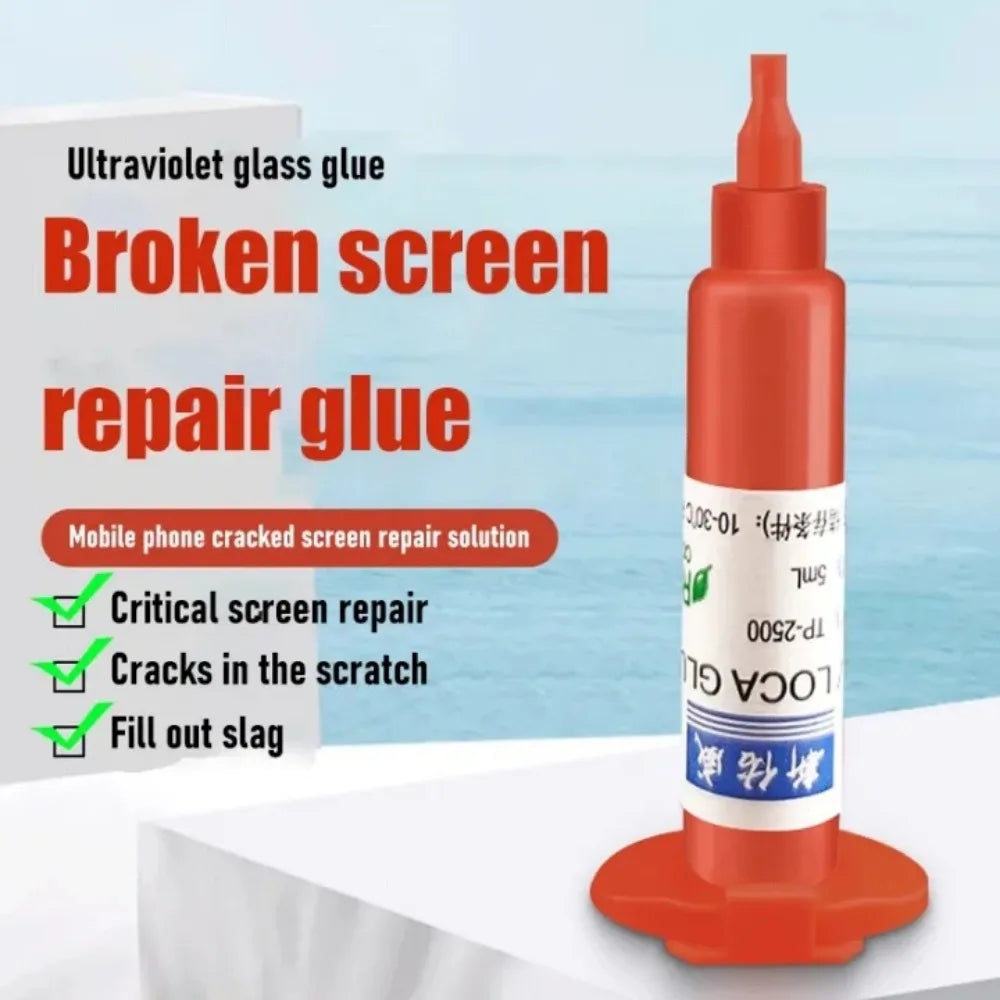 5ml UV Adhesive Glue – Optical Clear LCD Screen Repair UV Screen Repair Glue Axl