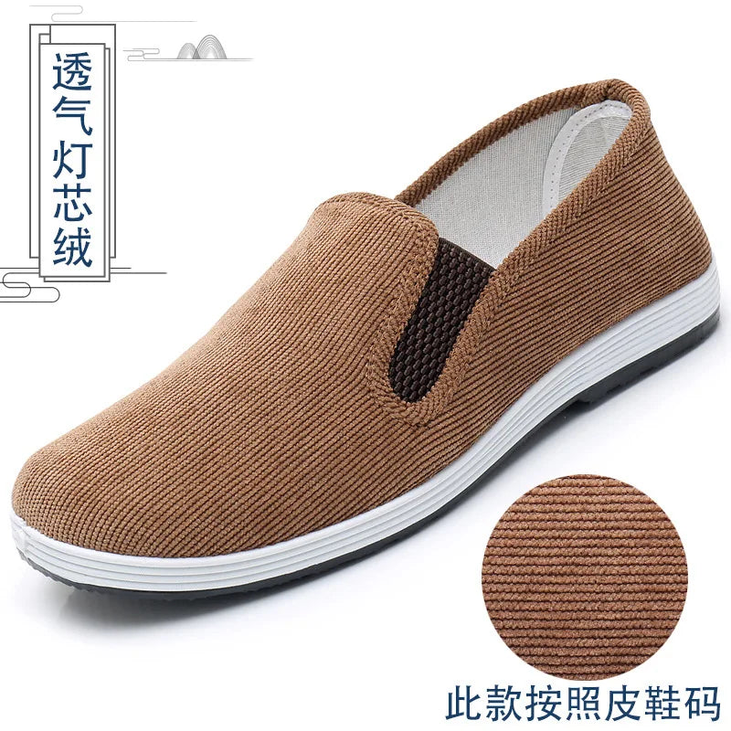 Men's Memory Foam House Slippers – Indoor Outdoor Comfort Men's House Slippers Axl khaki 45
