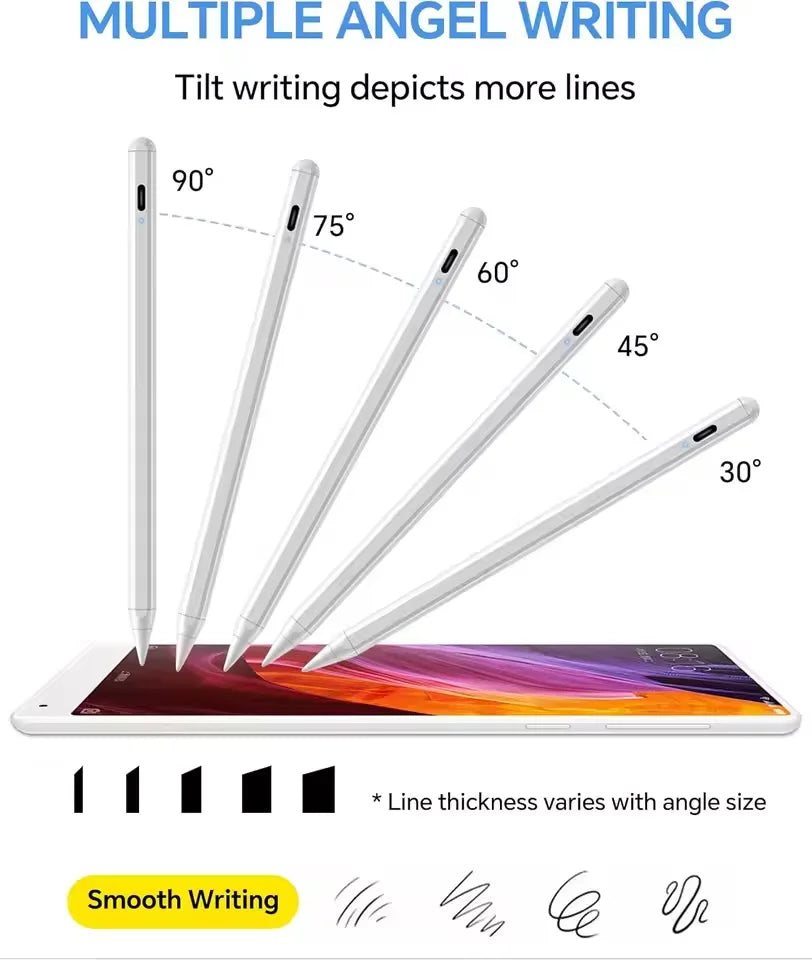 Stylus Pen Palm Rejection & Tilt for iPad 2018–2023 iPad Stylus Pen Axl