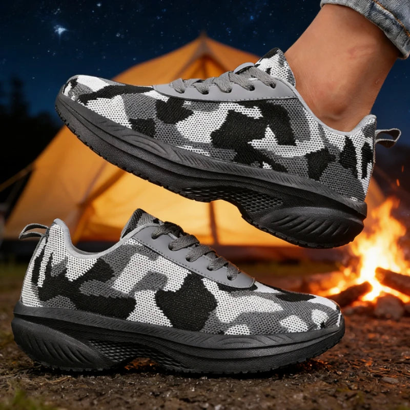 Women's Camouflage Hiking Sneakers – Lightweight Outdoor Shoes Women's Hiking Sneakers Axl