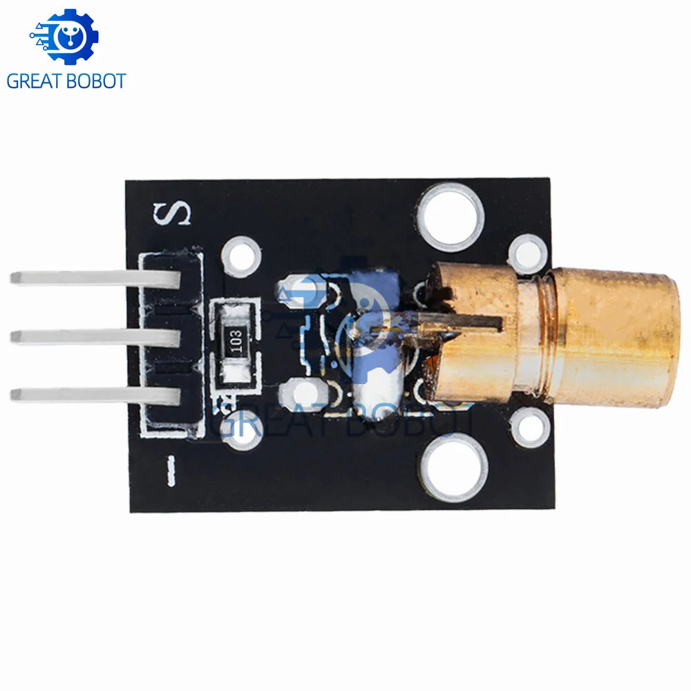 KY-008 650nm Red Laser Sensor Module 5V 5mW for Arduino DIY Laser Sensor Module Axl