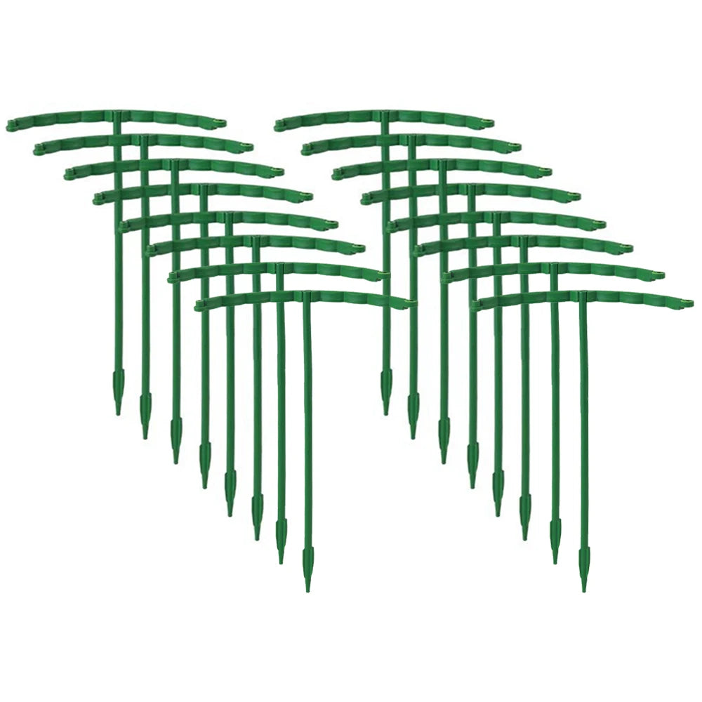 Plastic Plant Support Stakes – Flower & Greenhouse Rod Set Plant Support Stakes Axl 14CM-16PCS