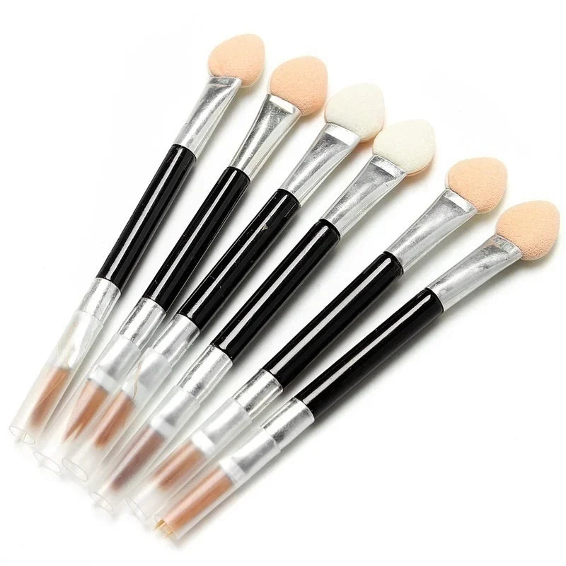 10-Pc Double-Ended Eyeshadow Sponge Lip Applicator Brush Set Makeup Applicator Set Axl