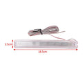 2-Pack Amber 9 SMD LED Rearview Mirror Turn Signal Lights 12V Mirror Turn Signal Light Axl Yellow