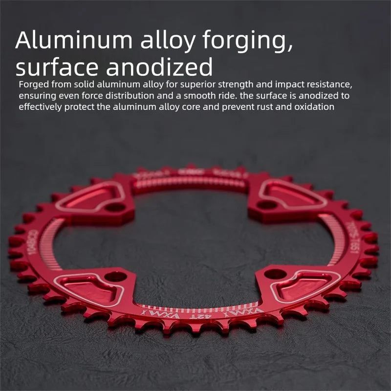 VXM 104BCD Narrow Wide MTB Chainring 32T–42T CNC Aluminum 1x MTB Chainring Axl