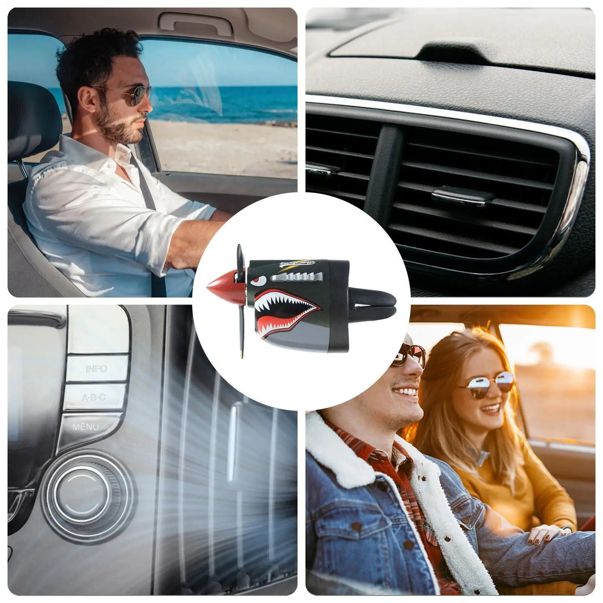 Fighter Plane Car Vent Air Freshener – Aviation Scent Diffuser Car Air Freshener Axl