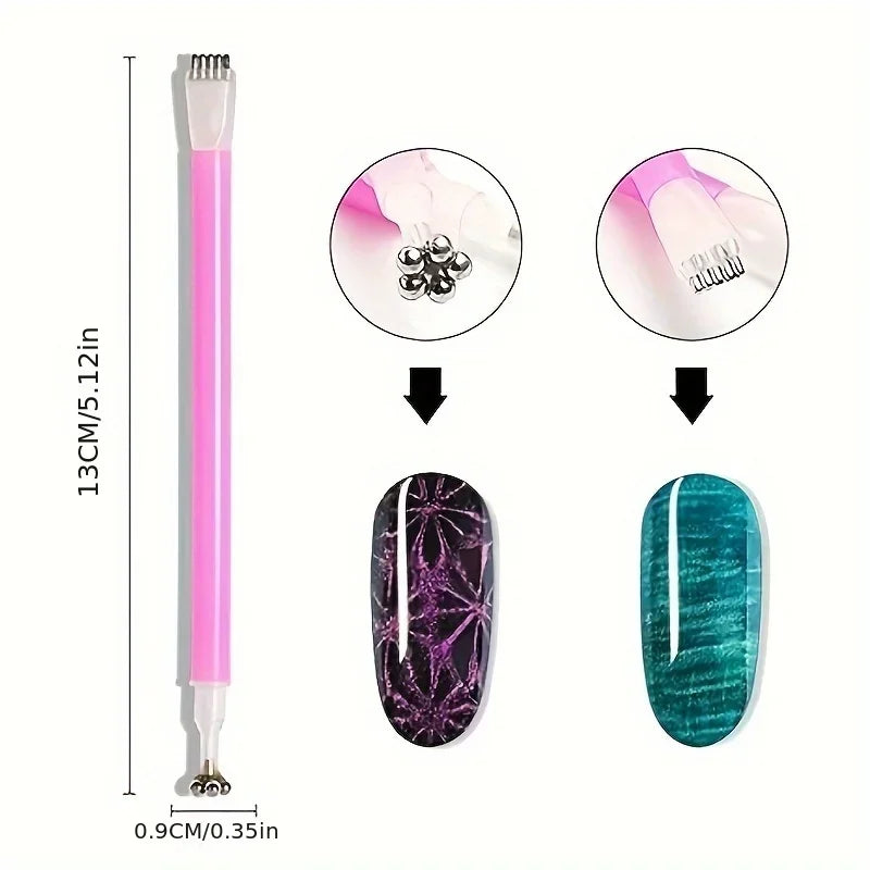 Cat Eye Nail Magnet Set – Nail Art Magnet Tool Kit Nail Art Magnet Axl