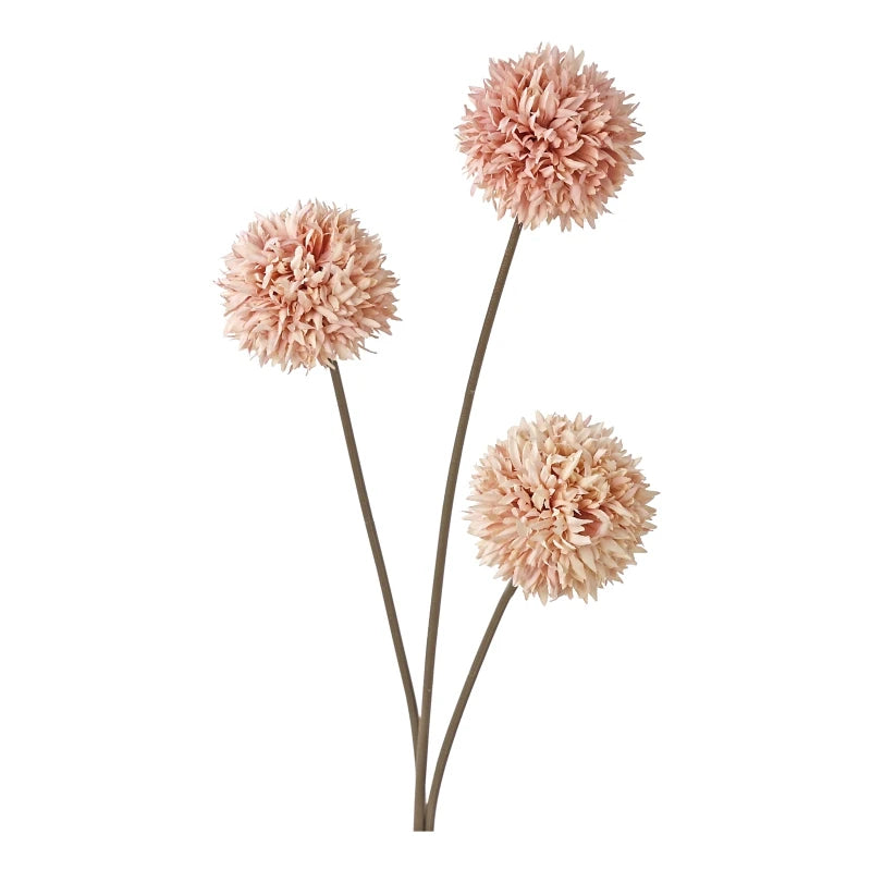 Silk Chrysanthemum Artificial Flower Bouquet | Wedding & Home Décor Artificial Flower Stem Axl Pink 1 PC