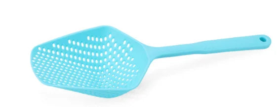 Nylon Scoop Colander – Large Food Strainer Kitchen Gadget Kitchen Colander Strainer Axl Blue