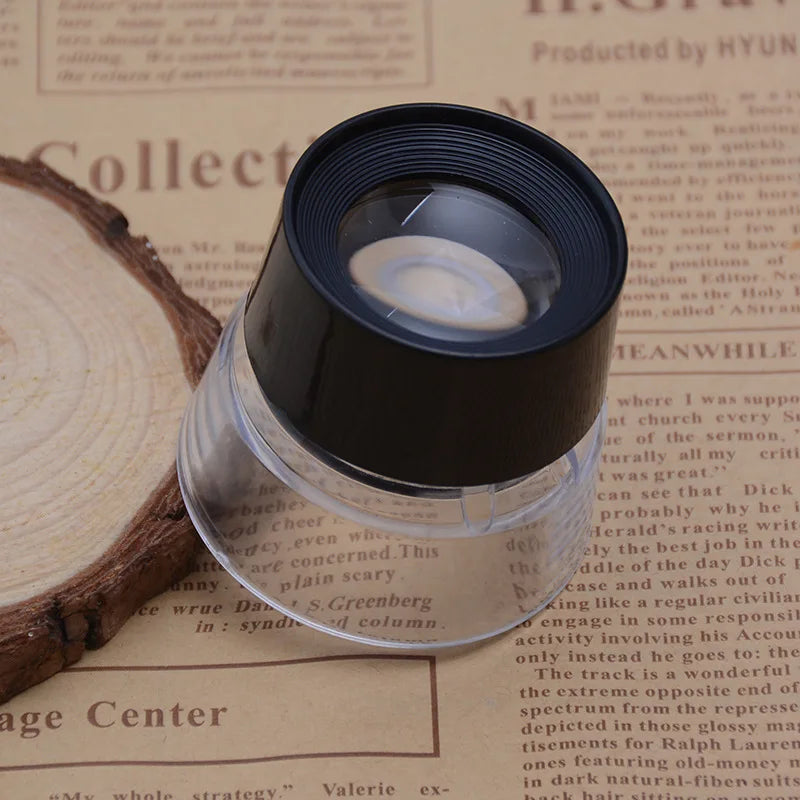 10X Pocket Magnifier – Mini Portable Cylinder Magnifying Glass Pocket Magnifier Loupe Axl 10X