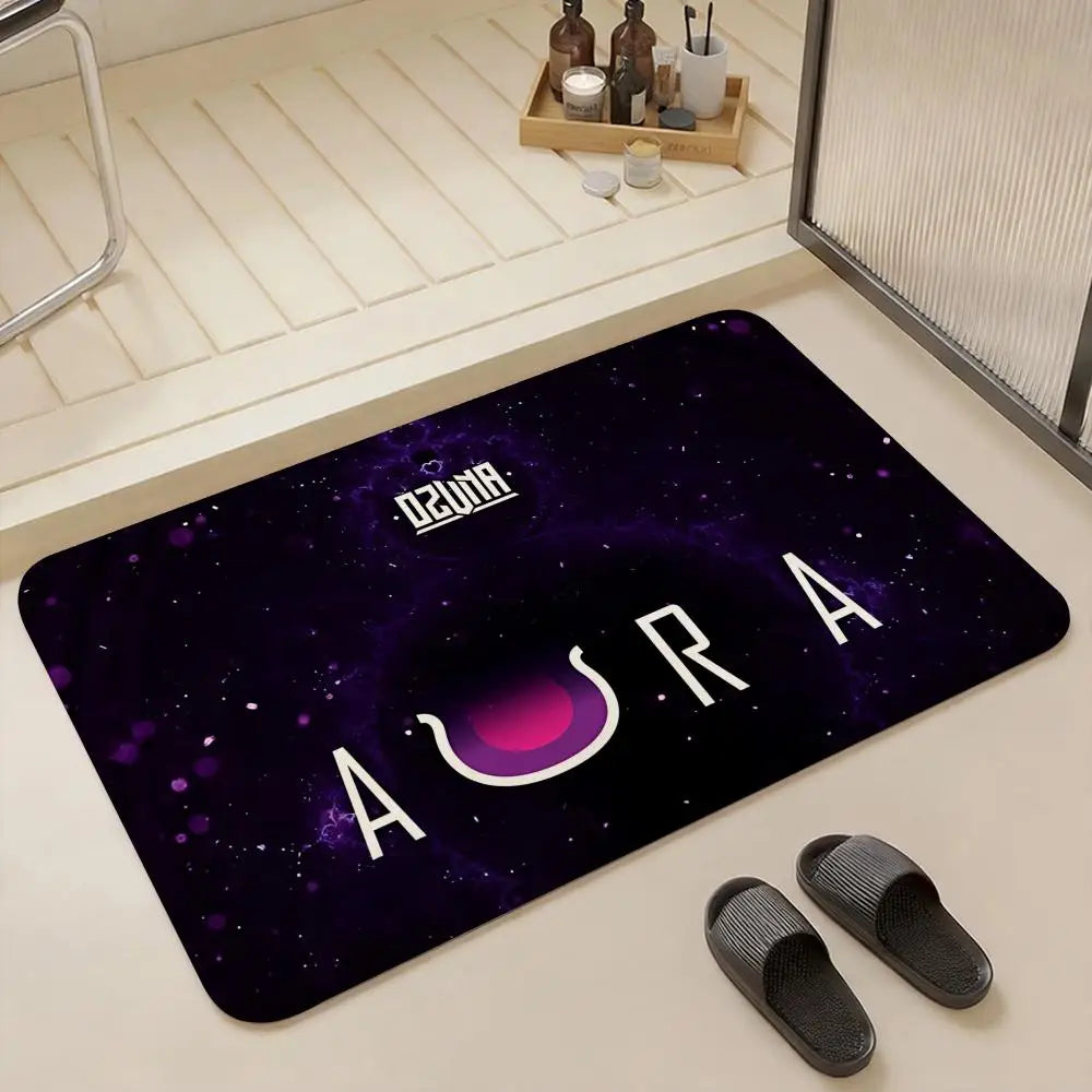 Ozuna Reggaeton Flannel Floor Mat – Non-Slip Soft Indoor Rug Indoor Floor Mat Axl