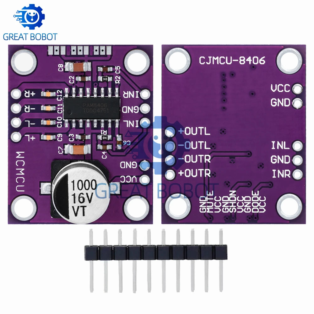 CJMCU-8406 PAM8406 Stereo Class D Audio Amplifier Module Audio Amplifier Module Axl
