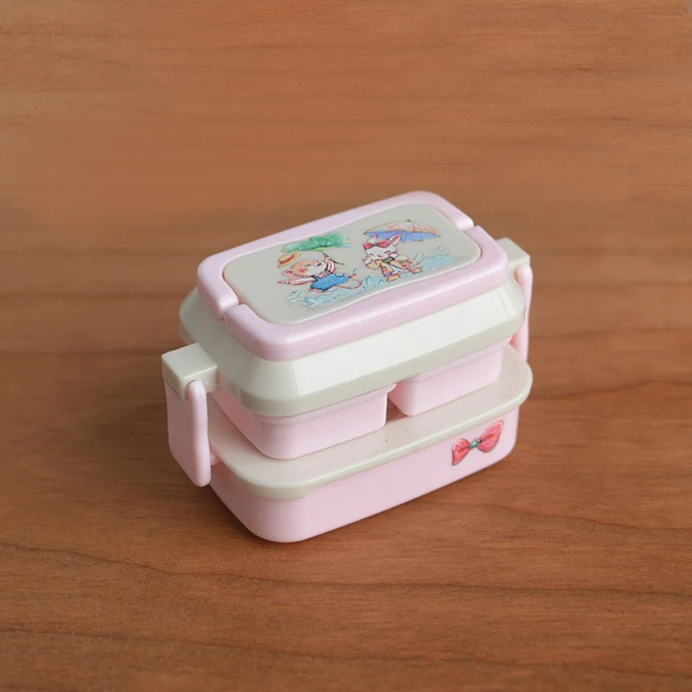 1/6 & 1/12 Scale Dollhouse Picnic Lunch Box | Doll Accessory Doll Accessory Axl Pink