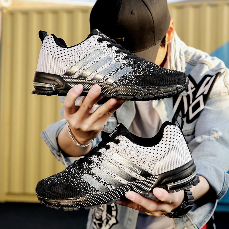 AZGB Men's Breathable Mesh Running Sneakers | Lightweight Running Sneakers Axl