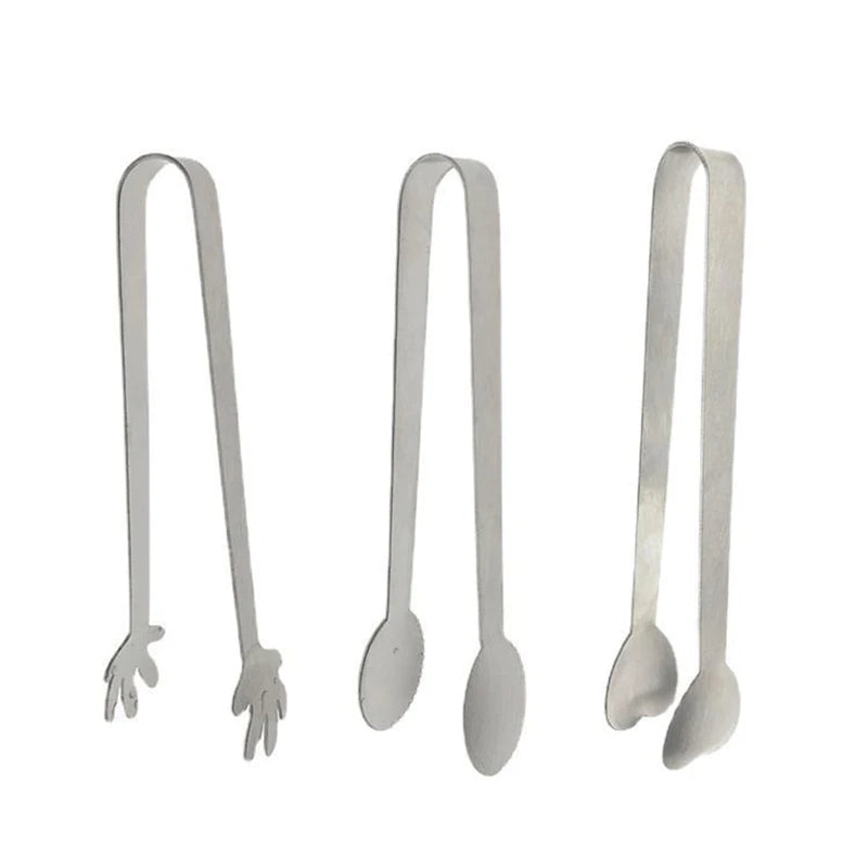 Stainless Steel Mini Food Clips – Sugar Cube & Dessert Tongs Kitchen Food Tongs Axl