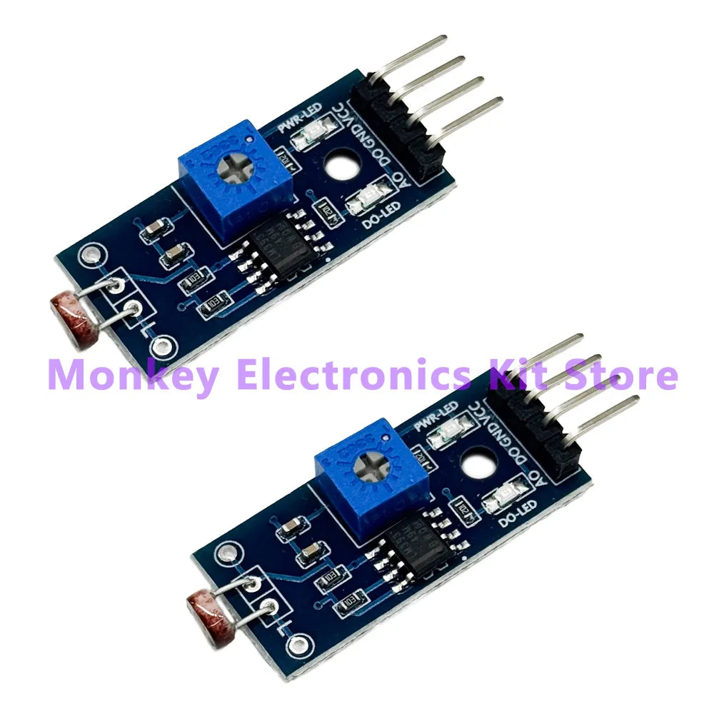 2-Pack LM393 Photosensitive Sensor Module – Light Detection Light Sensor Module Axl