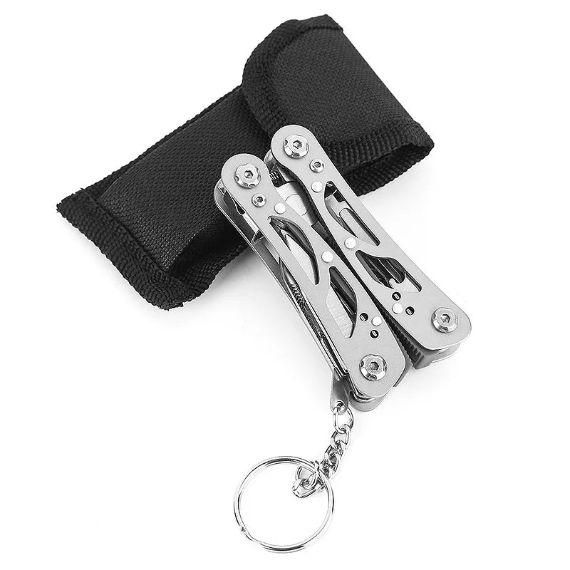 Folding Stainless Steel Multi-Tool Pliers for Camping & EDC Folding Multi-Tool Pliers Axl