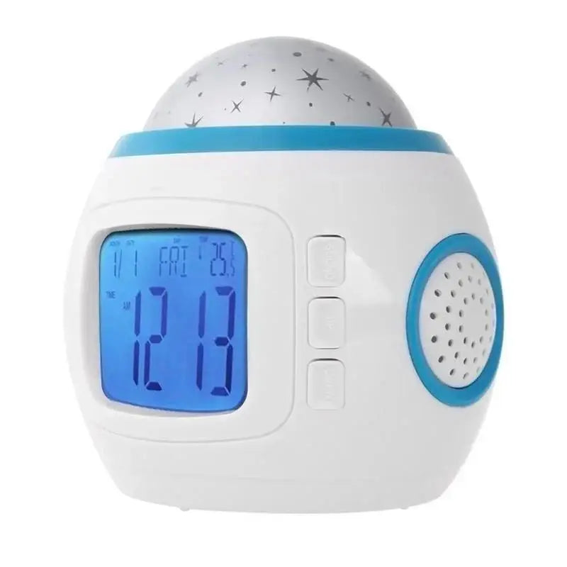 Kids Star Projector Alarm Clock – Night Light & Music Kids Projector Clock Axl A