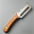 Stainless Steel Peeler with Wooden Handle | SHENJIU Vegetable Peeler Axl 1pcs