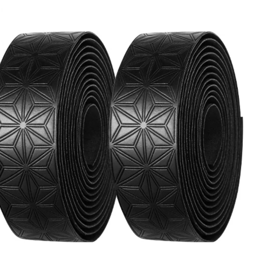Road Bike Handlebar Tape – EVA Anti-Slip Two-Color Gradient Bike Handlebar Tape Axl Black