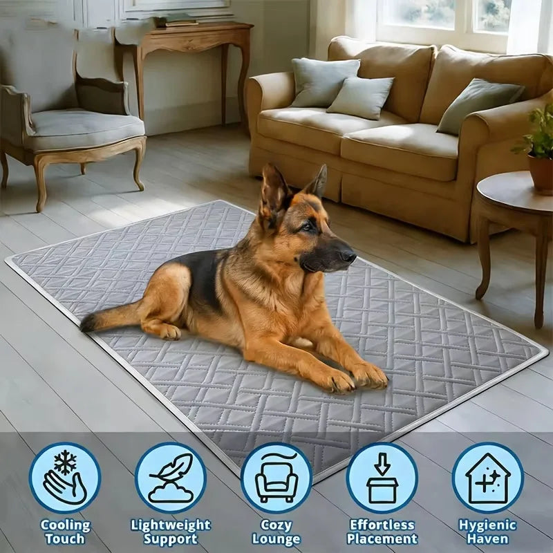 KEMORELA Pet Cooling Pad – Washable Dog & Cat Cool Mat Pet Cooling Mat Axl