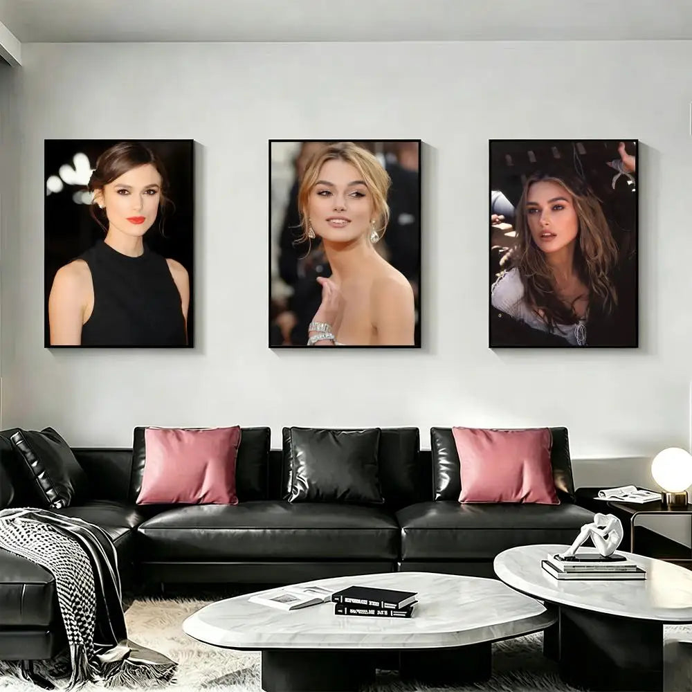 Keira Knightley HD Art Poster – Sticky Waterproof Wall Decor Wall Art Poster Axl