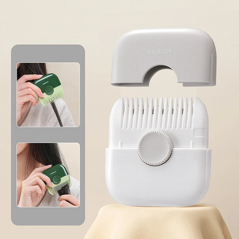 2-in-1 Hair Trimmer Comb – Split Ends Cutter for All Hair Hair Trimmer Comb Axl Gray