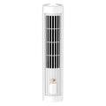 Portable Bladeless Tower Fan – 3-Speed Quiet USB-C Desk Fan Portable Tower Fan Axl White