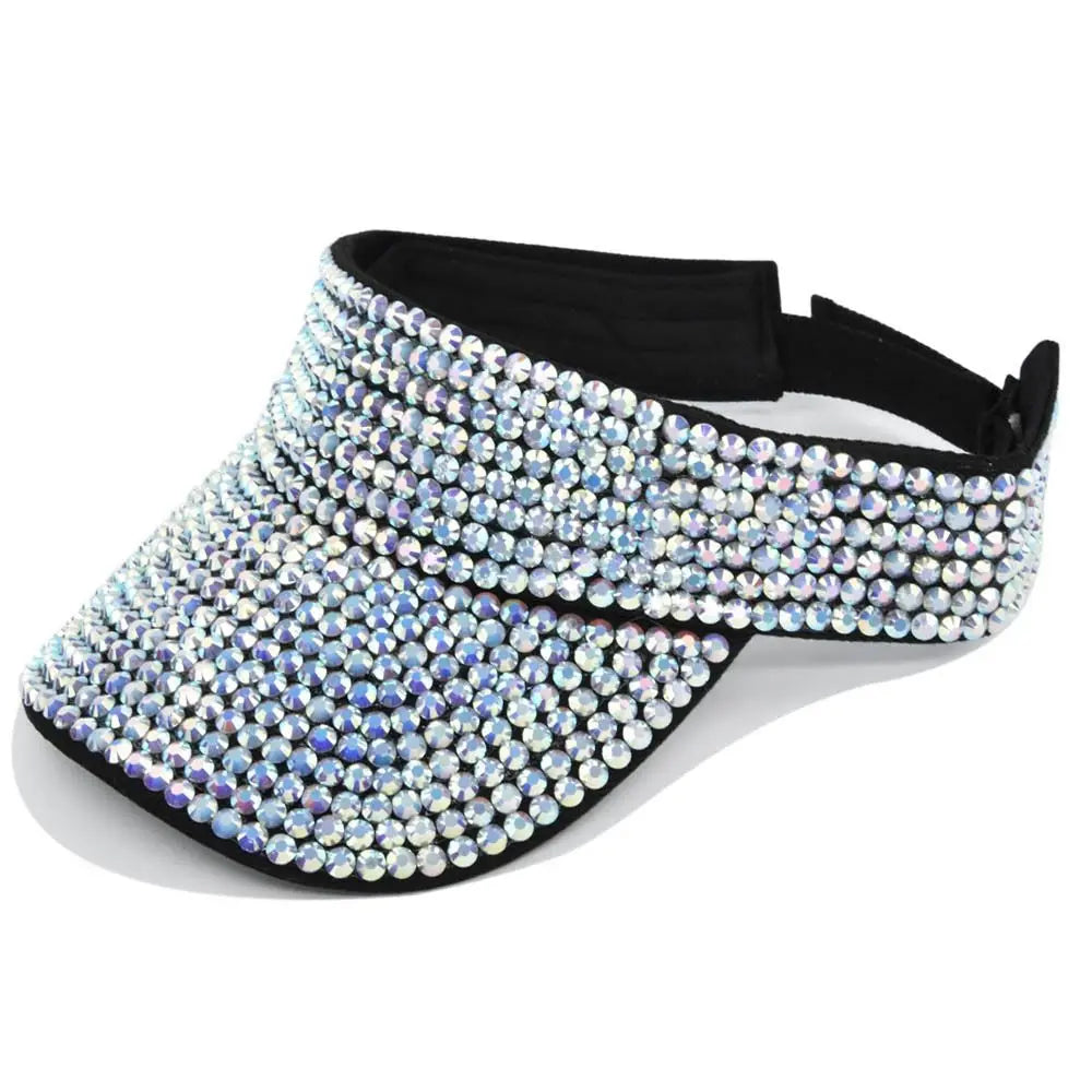 Women's Rhinestone Open-Top Baseball Cap | Korean Style Hat Women's Baseball Cap Axl B