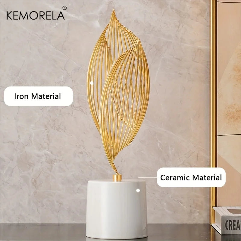 KEMORELA Abstract Ceramic Art Statue – Modern Home Decor Sculpture Ceramic Art Sculpture Axl