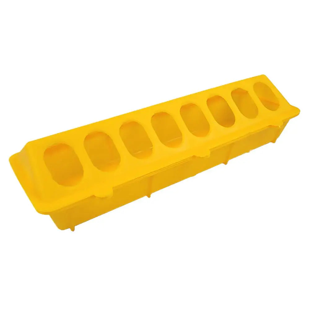 Automatic Chicken Feeder & Waterer – 16-Hole Poultry Dispenser Poultry Feeder Waterer Axl Yellow M