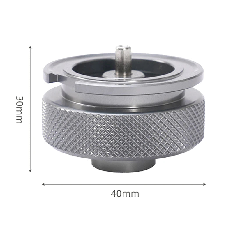 Flat to Gas Cylinder Adapter – Camping Butane Torch Converter Gas Cylinder Adapter Axl