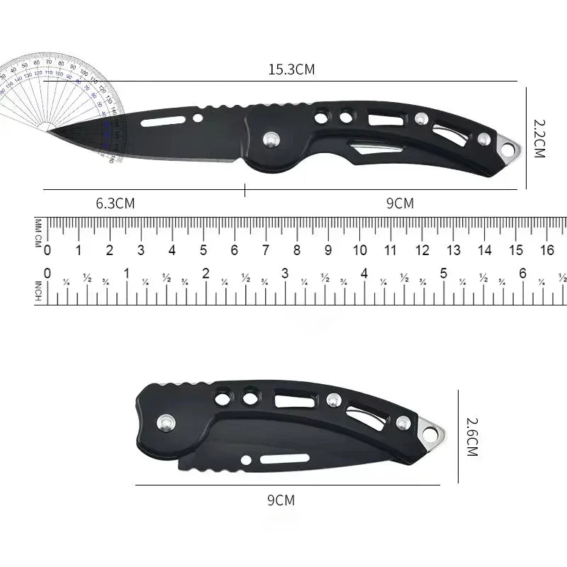 YRIDEFE Mini Folding Pocket Knife Set – Stainless Steel EDC Folding Pocket Knife Axl