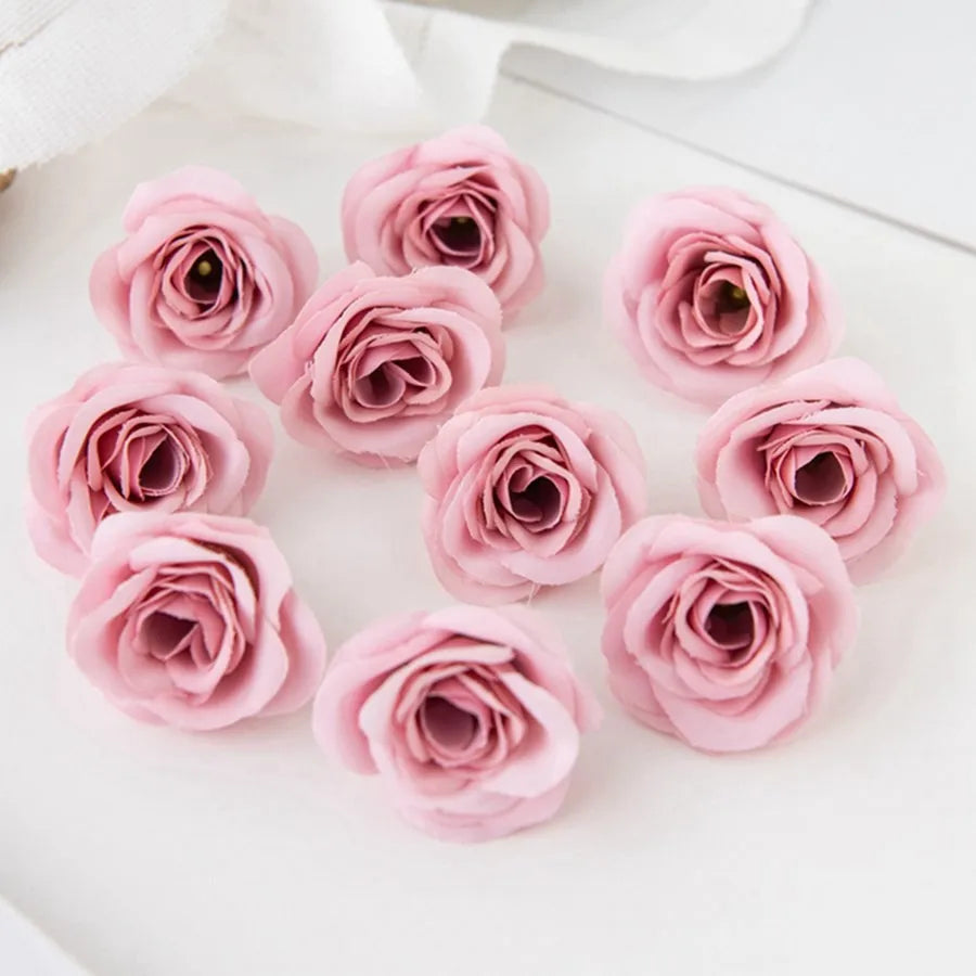 Silk Artificial Rose Heads 5/10Pcs – Wedding & Home Décor Artificial Silk Flowers Axl Color 13 5pcs