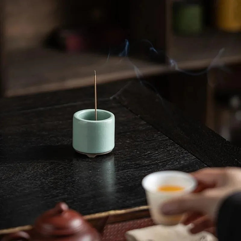Vintage Ceramic Backflow Incense Burner – Zen Stick Holder Incense Burner Axl