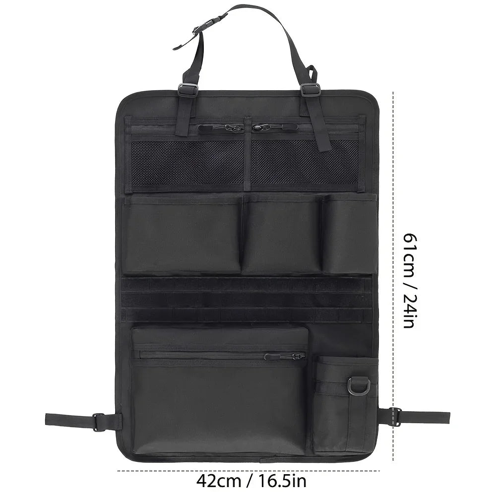 Multi-Pocket Backseat Organizer for SUVs & Trucks – Oxford Cloth Car Seat Organizer Axl