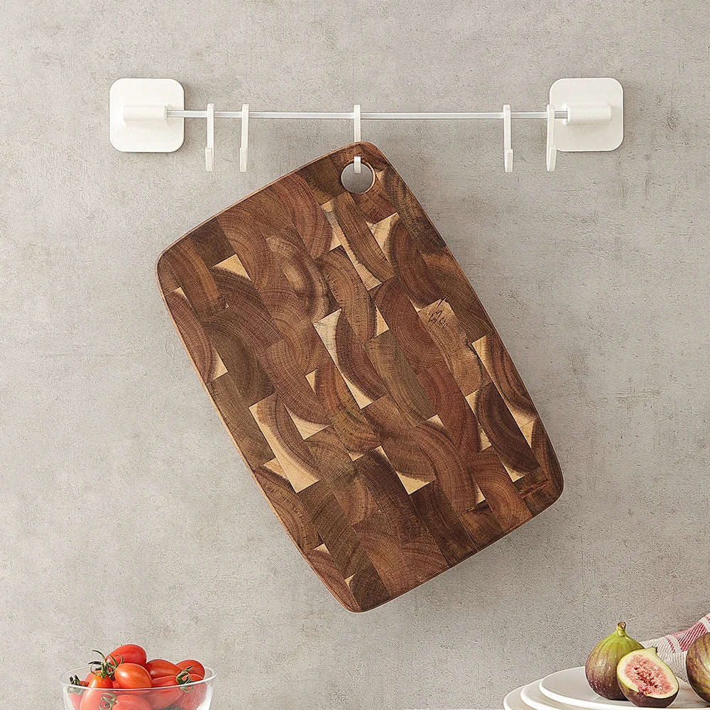 XINZUO Acacia End Grain Cutting Board | Seamless & Eco-Safe Wooden Cutting Board Axl