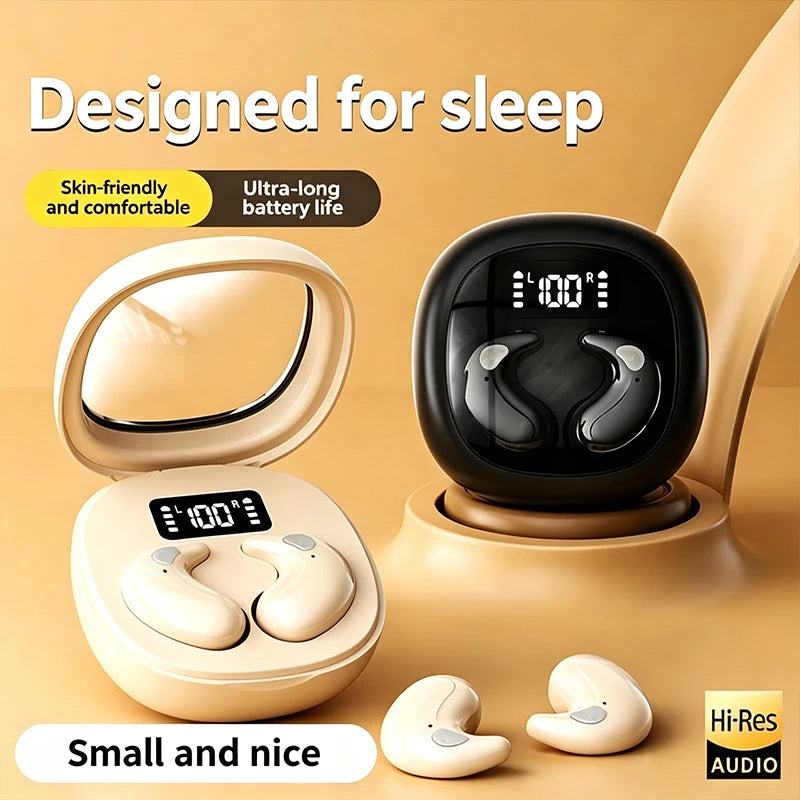 Invisible Sleep TWS Earbuds – Bluetooth 5.4 IPX5 Waterproof Wireless Earbuds Axl