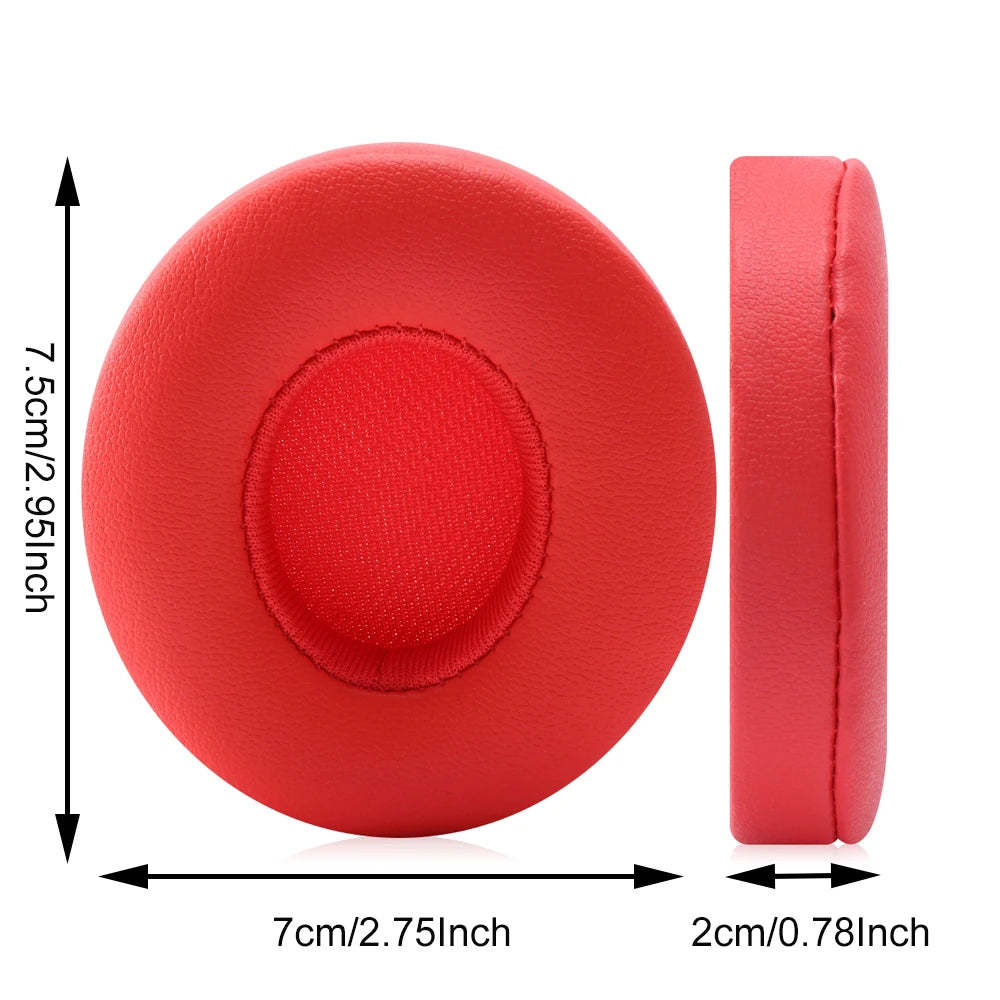 Replacement Ear Pads for Beats Solo 3 & 2 Wireless | Soft Leather Headphone Ear Pads Axl