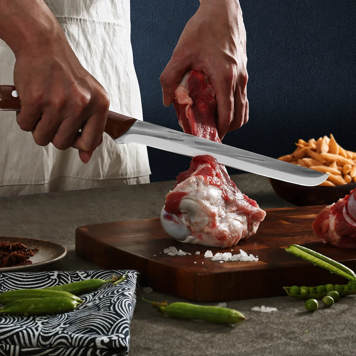 PLYS Stainless Steel Ham & Utility Kitchen Knife – 21cm Utility Kitchen Knife Axl