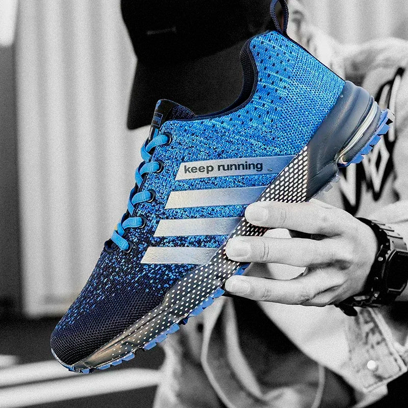 Men's Breathable Mesh Sneakers – Anti-Slip Casual Running Shoes Men's Running Sneakers Axl