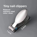 Stainless Steel Nail Clipper – Precision Fingernail & Toenail Trimmer Nail Clipper Axl Powdered steel(Super