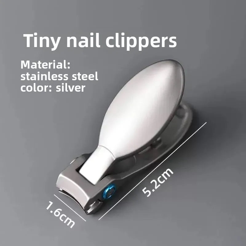Stainless Steel Nail Clipper – Precision Fingernail & Toenail Trimmer Nail Clipper Axl Powdered steel(Super