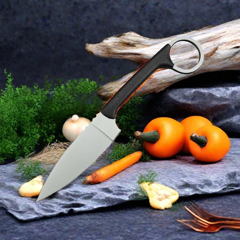 Stainless Steel Pocket Fruit Paring Knife with Protective Cover Paring Knife Axl