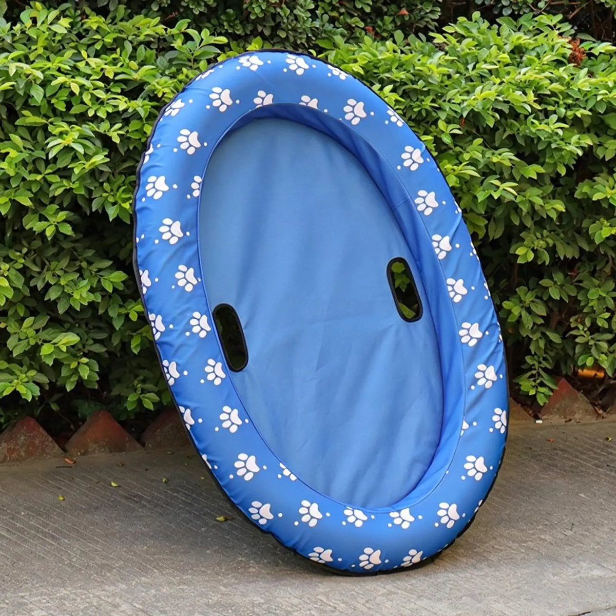 Inflatable Dog Pool Float – Foldable PVC Pet Floating Raft Dog Pool Float Axl