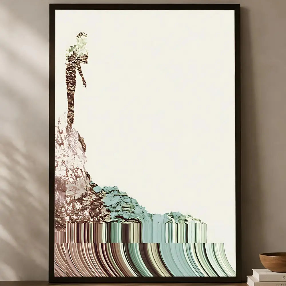 Sebastian Kamae HD PVC Wall Poster – Self-Stick Home Decor Wall Art Poster Axl White21 50X70cmNoframe