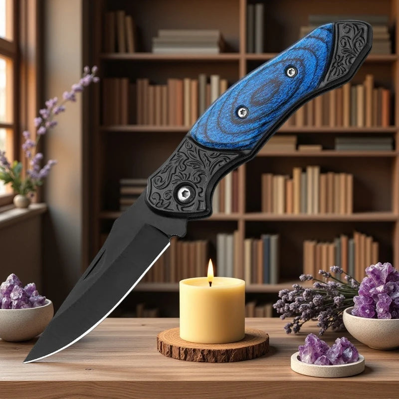 Mini Folding Pocket Knife – Stainless Steel Camping Fruit Knife Folding Pocket Knife Axl