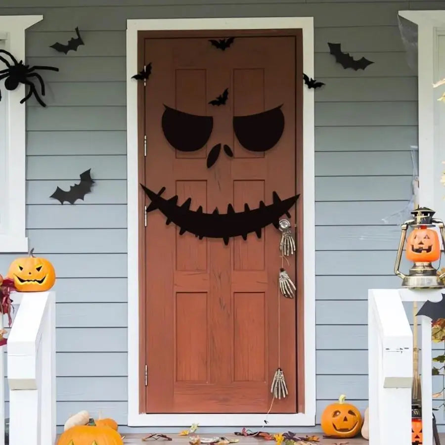 Halloween Wall Sticker – Removable Waterproof Door & Window Decal Halloween Wall Decal Axl