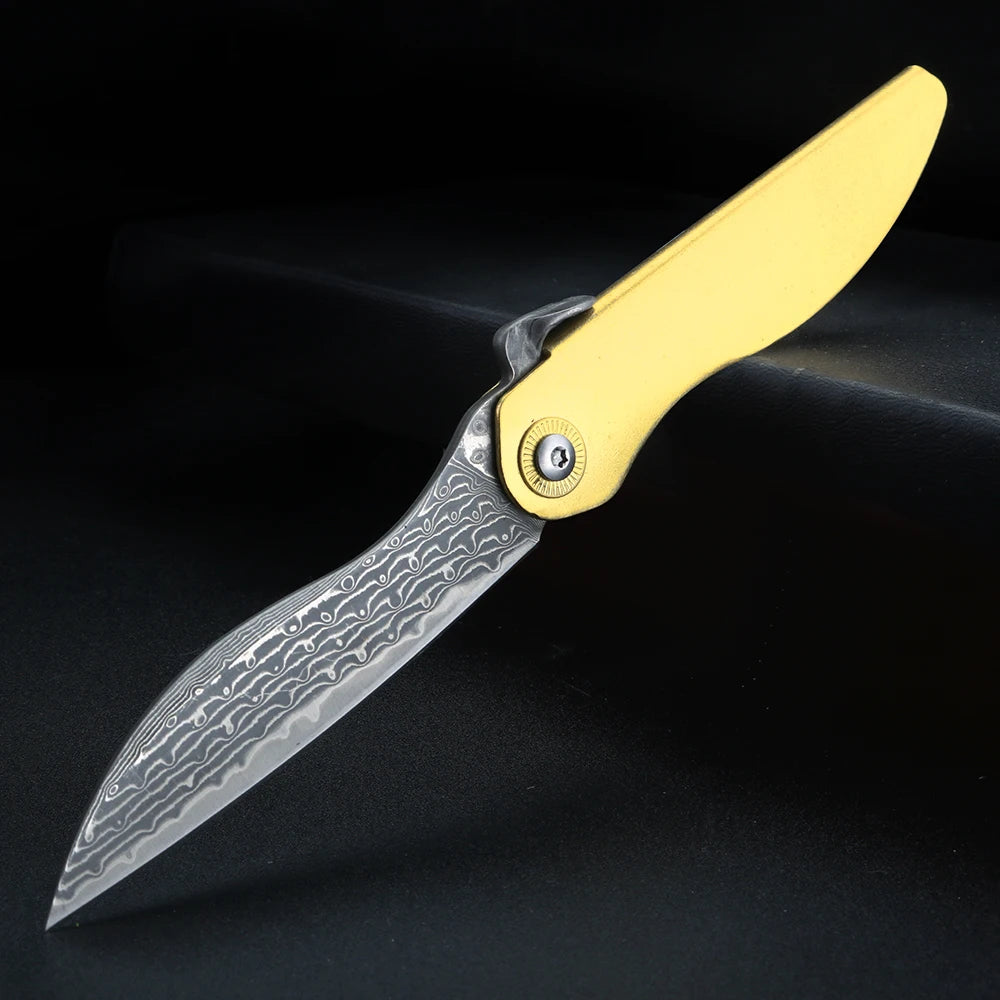 Damascus Steel Folding Pocket Knife – XUAN FENG X201 EDC Folding Pocket Knife Axl Default Title