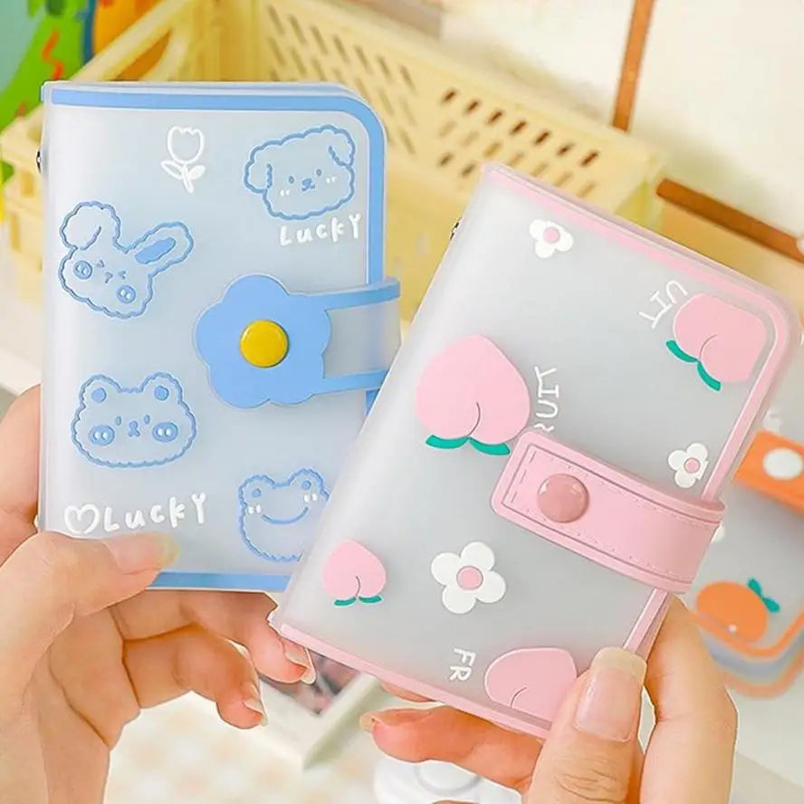 Mini Card Holder Album – Cute Portable ID & Photo Organizer Card Holder Album Axl